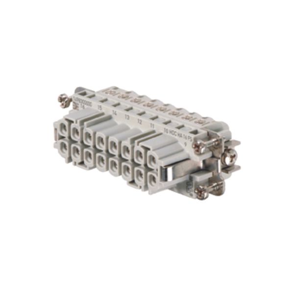 Contact insert (industry plug-in connectors), Female, 250 V, 16 A, Num image 1