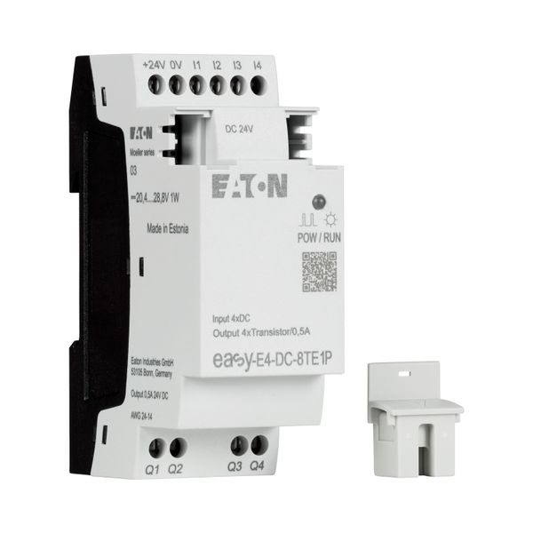 I/O expansion, For use with easyE4, 24 V DC, Inputs/Outputs expansion (number) digital: 4, Push-In image 10