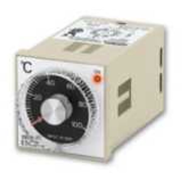Temp. controller, LITE, 1/16 DIN, 48x48mm,Dial knob,On-Off Control,K-T image 3