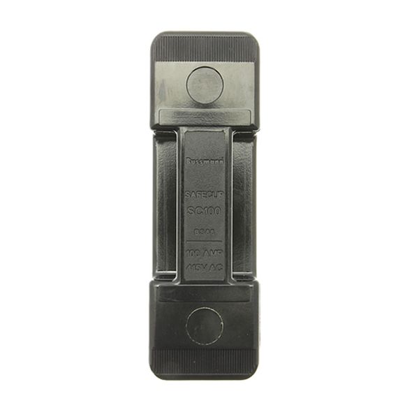 Fuse-holder, LV, 100 A, AC 550 V, BS88, 1P, BS, front connected, black image 20