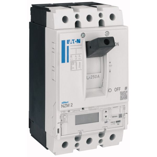 NZM2 PXR25 circuit breaker - integrated energy measurement class 1, 250A, 3p, Screw terminal, earth-fault protection and zone selectivity image 2
