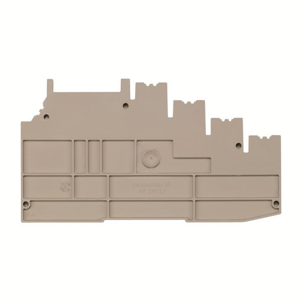 End and partition plate for terminals, End and intermediate plate, 114 image 1