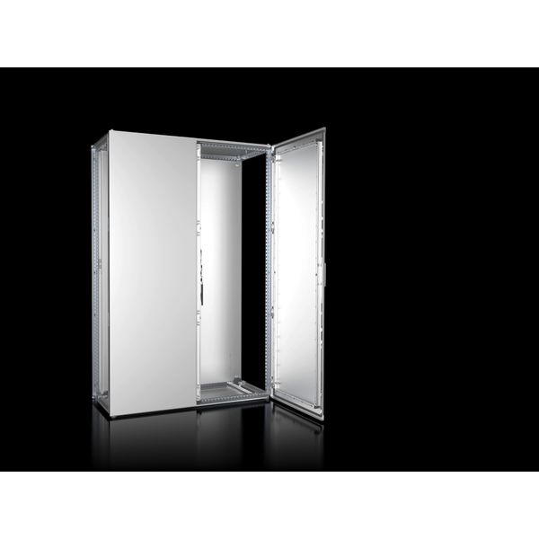 VX Baying enclosure system, WHD: 1200x1800x500 mm, stainless steel, two doors image 5