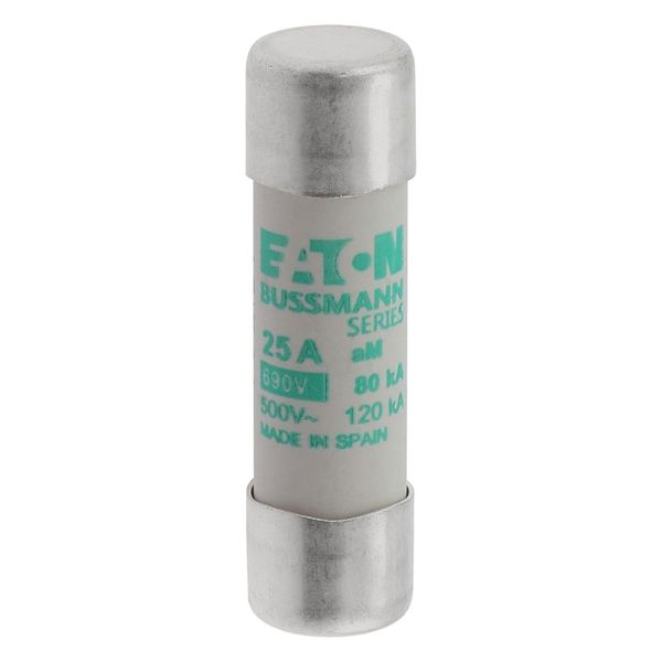 Fuse-link, LV, 25 A, AC 690 V, 14 x 51 mm, aM, IEC image 6