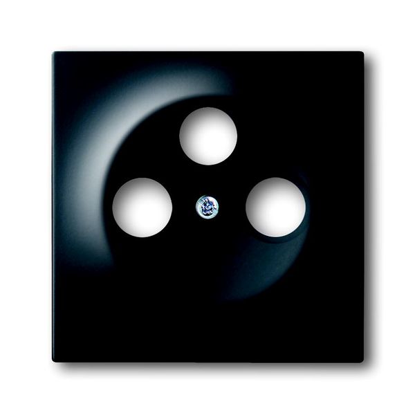 1743-03-775 CoverPlates (partly incl. Insert) carat® black matt image 1