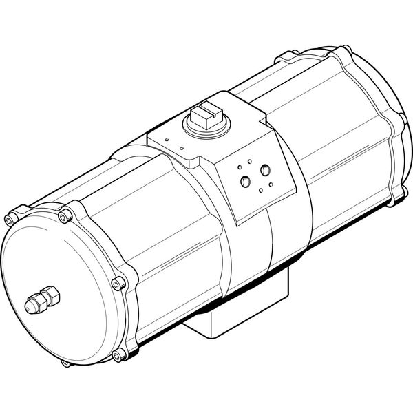 DAPS-3840-090-R-F16 Quarter turn actuator image 1