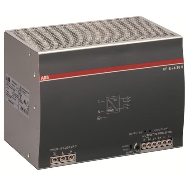 CP-D 24/0.42 Power supply In: 100-240VAC Out: 24VDC/0.42A image 5
