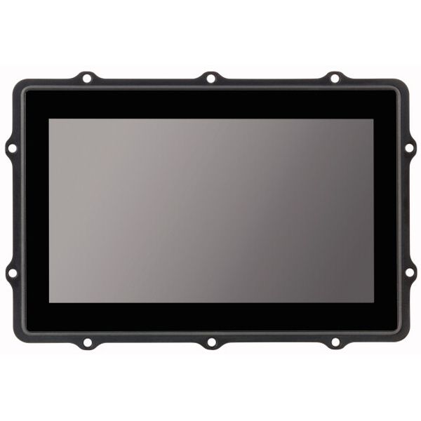 User interface with PLC, rear mounting, 24 VDC, 10.1-inch PCT display,1024x600 px,1xEthernet,1xRS232,1xRS485,1xCAN,1xSWD,1xSD image 1