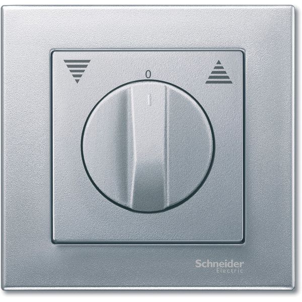 Central plate, rotary for roller shutters, aluminium, System M image 1