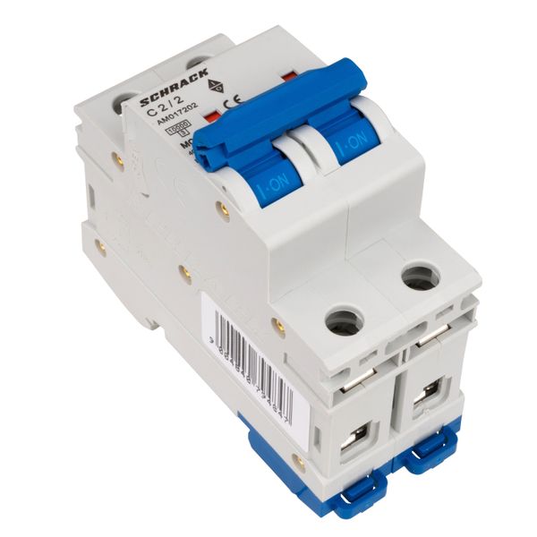 Miniature Circuit Breaker (MCB) AMPARO 10kA, C 2A, 2-pole image 3