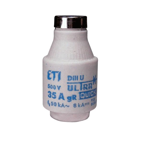 Fuse link, DIII UQ gR 50A/500V image 1