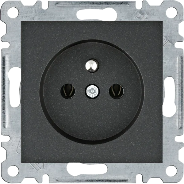 2P+Z socket - black image 1