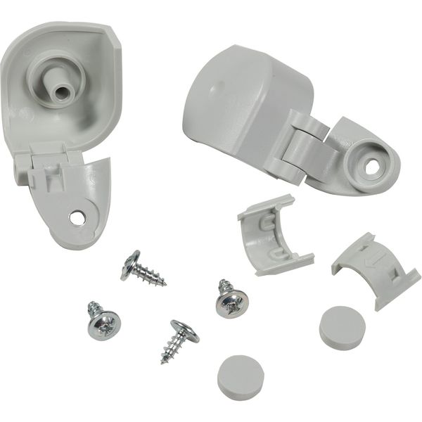 Hinges, for cover-depth 20 mm. In thermoplastic PC with screws. image 1