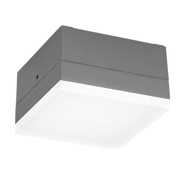 Zelda LED Square Large 12W 740lm 3000K IP54 anthracite image 2