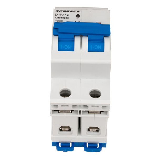 Miniature Circuit Breaker (MCB) AMPARO 10kA, D 10A, 2-pole image 2