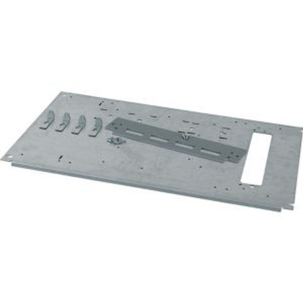 Mounting plate for  W = 800 mm, NZM4, vertical image 2