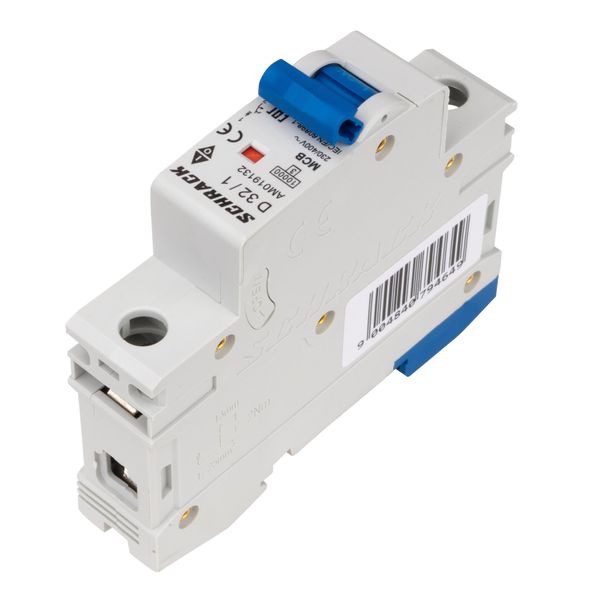 Miniature Circuit Breaker (MCB) AMPARO 10kA, D 32A, 1-pole image 5