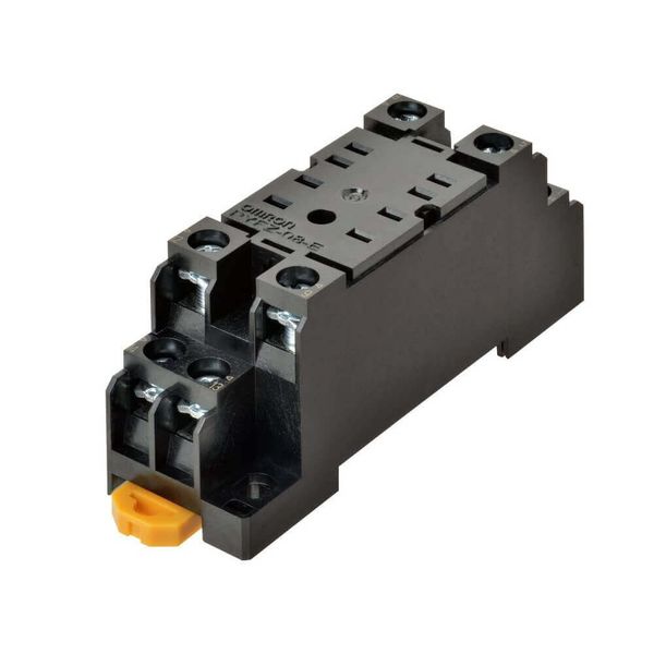 Socket, DIN rail/surface mounting, 8-pin, screw terminals (standard) image 3