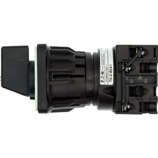 Step switches, T0, 20 A, centre mounting, 2 contact unit(s), Contacts: 3, 45 °, maintained, With 0 (Off) position, 0-3, Design number 8241 image 2