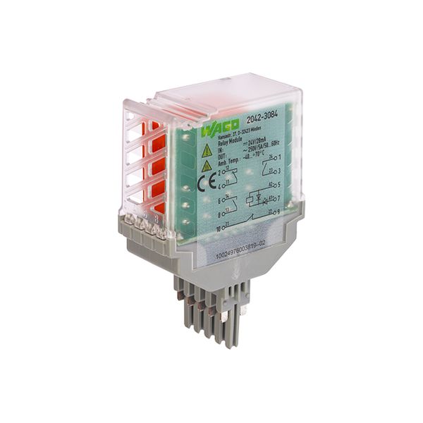 Relay module Nominal input voltage: 24 VDC 2 break and 2 make contacts image 3