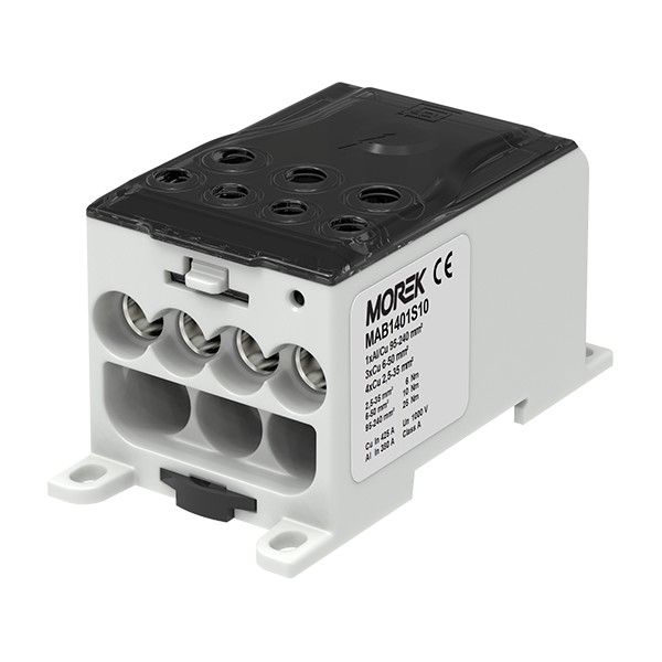 OJL400A in1xAl/Cu240 out 4x35/3x50mm² Distribution block image 1