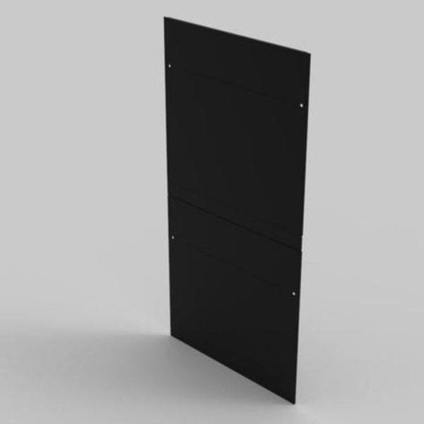 One divided side panel for left/right side of server cabinet 42U depth 1200mm with plinths image 1