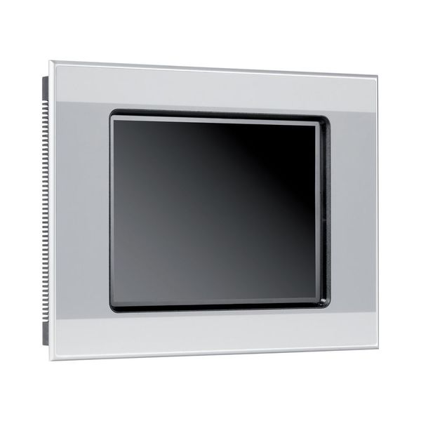 Single touch display, 10-inch display, 24 VDC, 640 x 480 px, 2x Ethernet, 1x RS232, 1x RS485, 1x CAN, 1x DP, PLC function can be fitted by user image 16