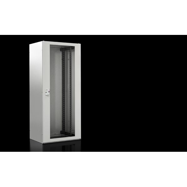 TX CableNet, with glazed door, WHD800x2000x800 mm, RAL 7035 image 1