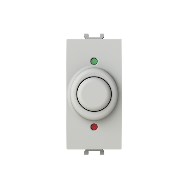Electronic dimmer with rotary control and with two-way switch for resistive loads 100-500W, 230V~ - 50/60Hz White - Chiara image 1