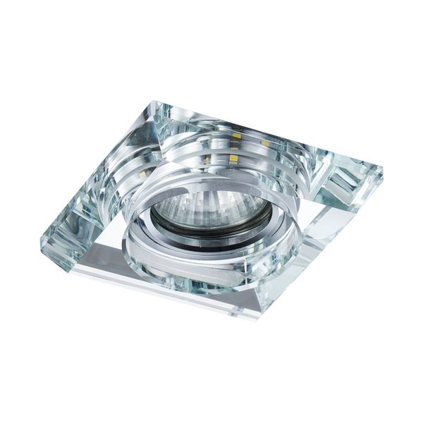 Gemo Crystal Square LED Recessed Light GU10 image 2