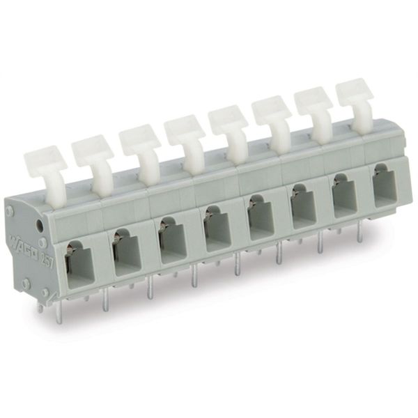 PCB terminal block push-button 2.5 mm² gray image 5