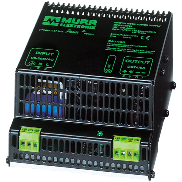 MPS POWER SUPPLY 1-PHASE, IN: 90-265VAC OUT: 24V/5ADC image 1