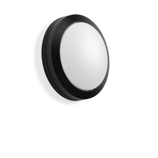 Rounded Midi, 12 W, 600 lm, 830, anthracite, on/off Ceiling and wall l image 2