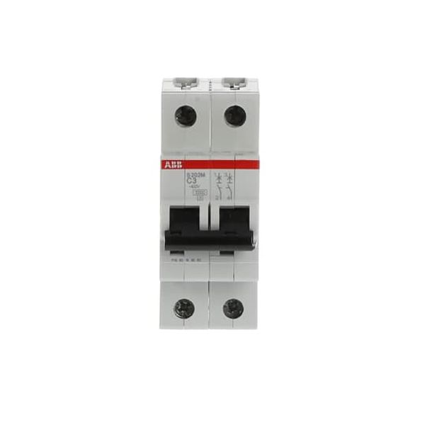 S202M-C3 Miniature Circuit Breaker - 2P - C - 3 A image 5