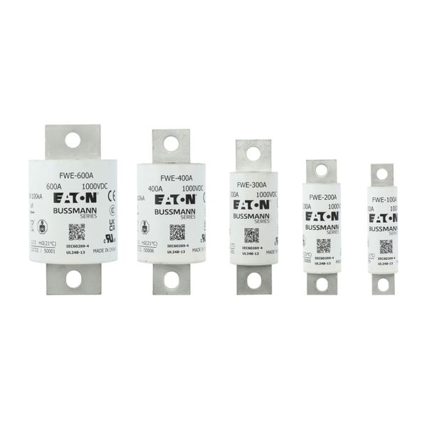 FWE-350A 1000Vdc IEC/UL 350A aR 50mm Round fuse image 5