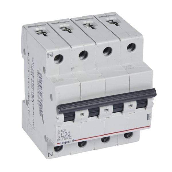 RX³ 4500A 3P+N 20A C curve circuit breaker image 1