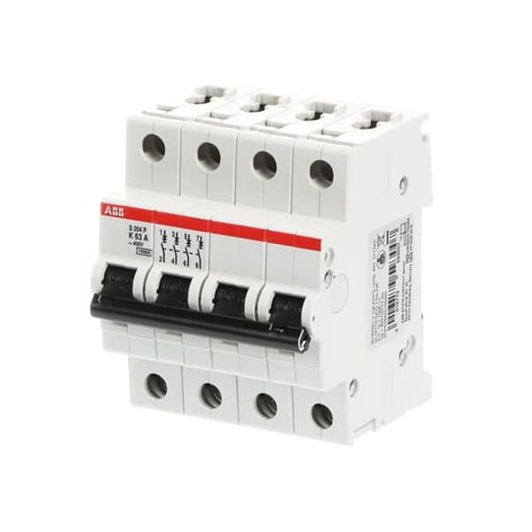 S204P-K63 Miniature Circuit Breaker - 4P - K - 63 A image 4