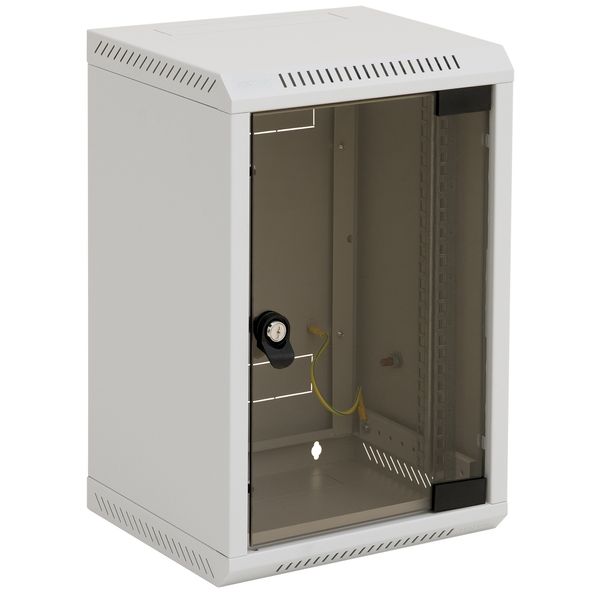 Network Enclosure Wallmount DV,W310xH470xD260,10",9U,RAL7035 image 4