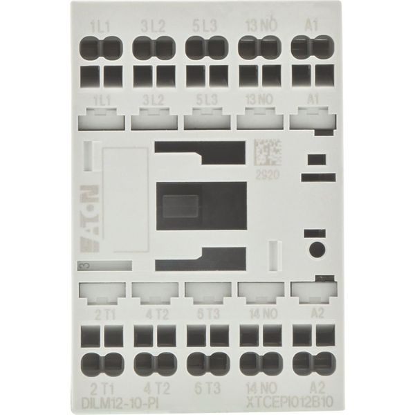 Contactor, 3 pole, 380 V 400 V 5.5 kW, 1 N/O, 24 V DC, DC operation, Push in terminals image 4