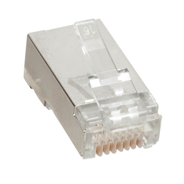 Category 6 FTP RJ45 field plug to be crimped image 1