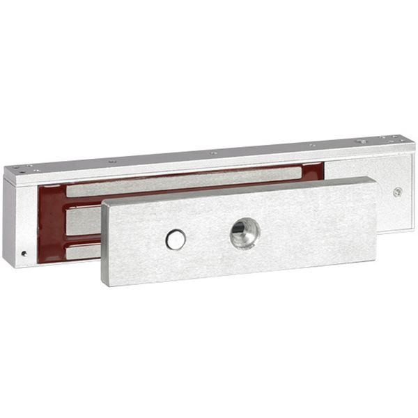 Stand-alone electromagnetic door lock - 300 kg - 2-colour LED image 1