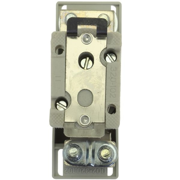 Fuse-base, LV, 63 A, AC 400 V, D02, 1P, IEC, DIN rail mount, suitable wire 2.5 - 25 mm2 image 3