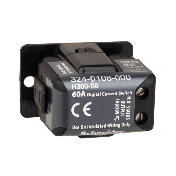 Current Switches, Split Core, 0.15-60 A Continuous, N.O. 1 A at 30 VAC/VDC, Set-point Fixed at 0.15 A or less image 1