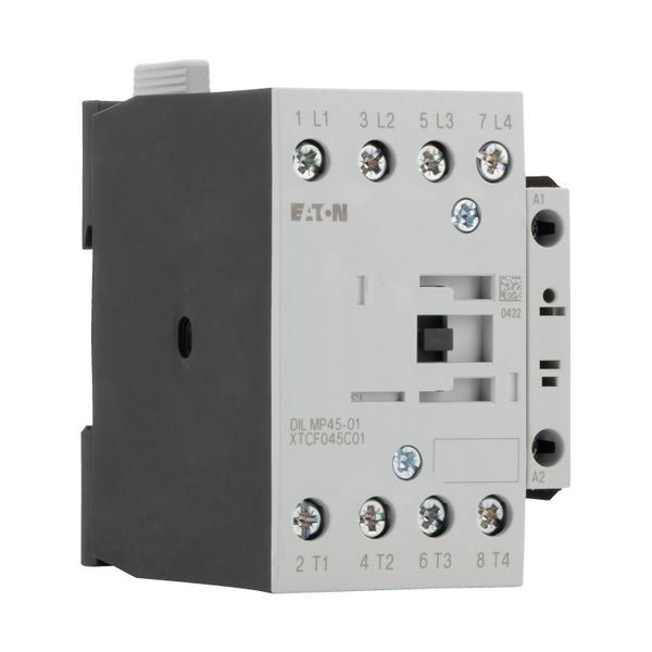 Contactor, 4 pole, 45 A, 1 NC, 24 V DC, DC operation image 8