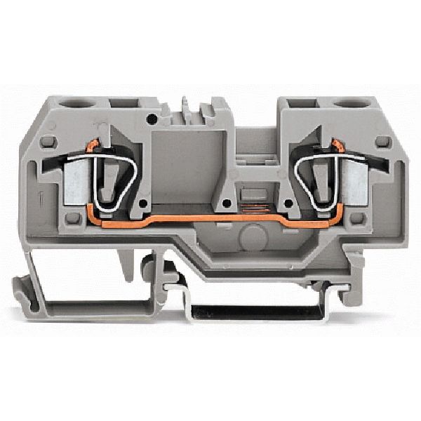 2-conductor through terminal block 6 mm² suitable for Ex e II applicat image 1