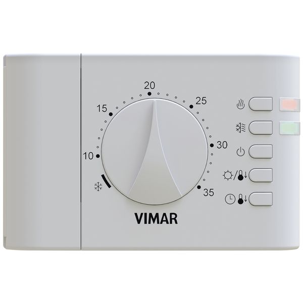 Surface battery-thermostat white image 1