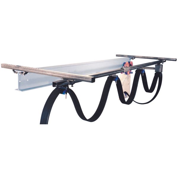 Towing trolley round C30 stainless image 1