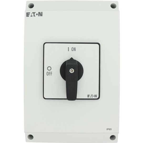 On-Off switch, 6 pole + 1 N/O + 1 N/C, 63 A, 90 °, surface mounting image 4