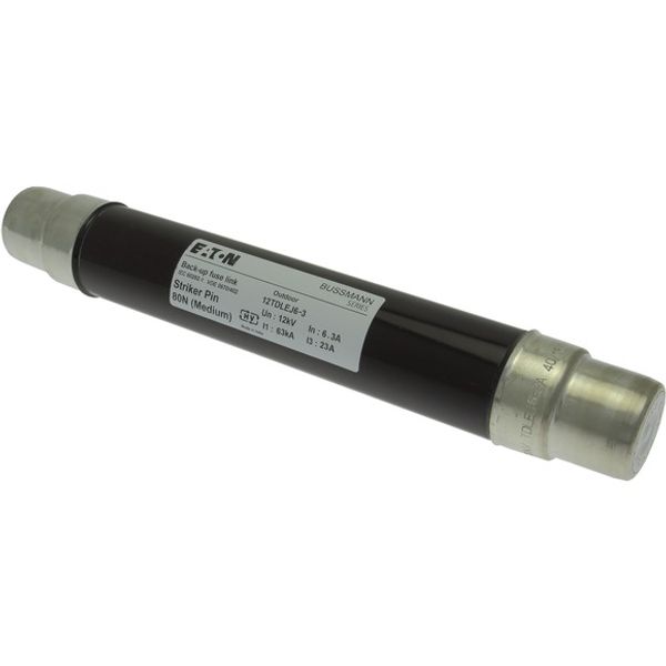 Fuse-link, medium voltage, 6.3 A, AC 12 kV, 2", 51 x 292 mm, back-up, DIN, with striker image 5