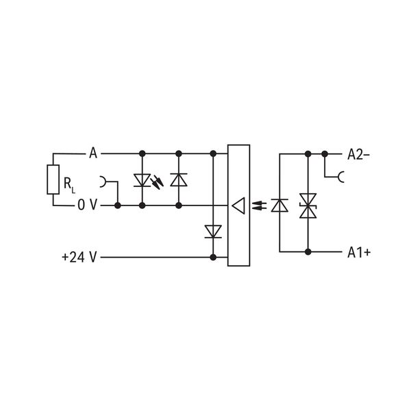 859-735 Optocoupler module; Nominal input voltage: 24 VDC; Output voltage range: 20 … 30 VDC image 6